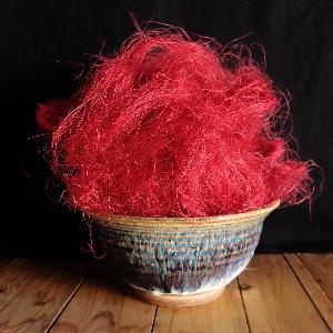 Red Natural Sisal Fiber - 125g/pack