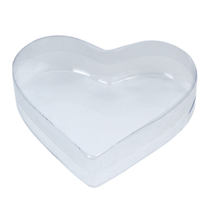 Clear Mini Heart Shape Favor Box