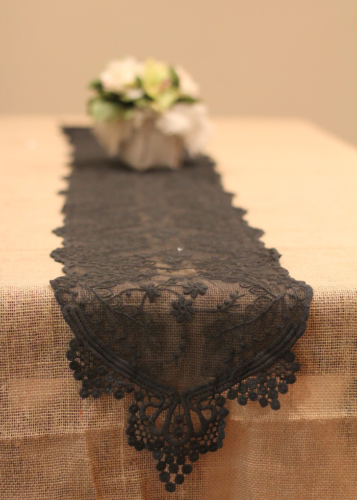 White Lace Table Runner